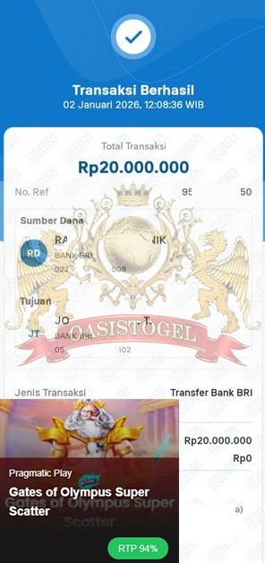 BUKTI JACKPOT OASISTOGEL