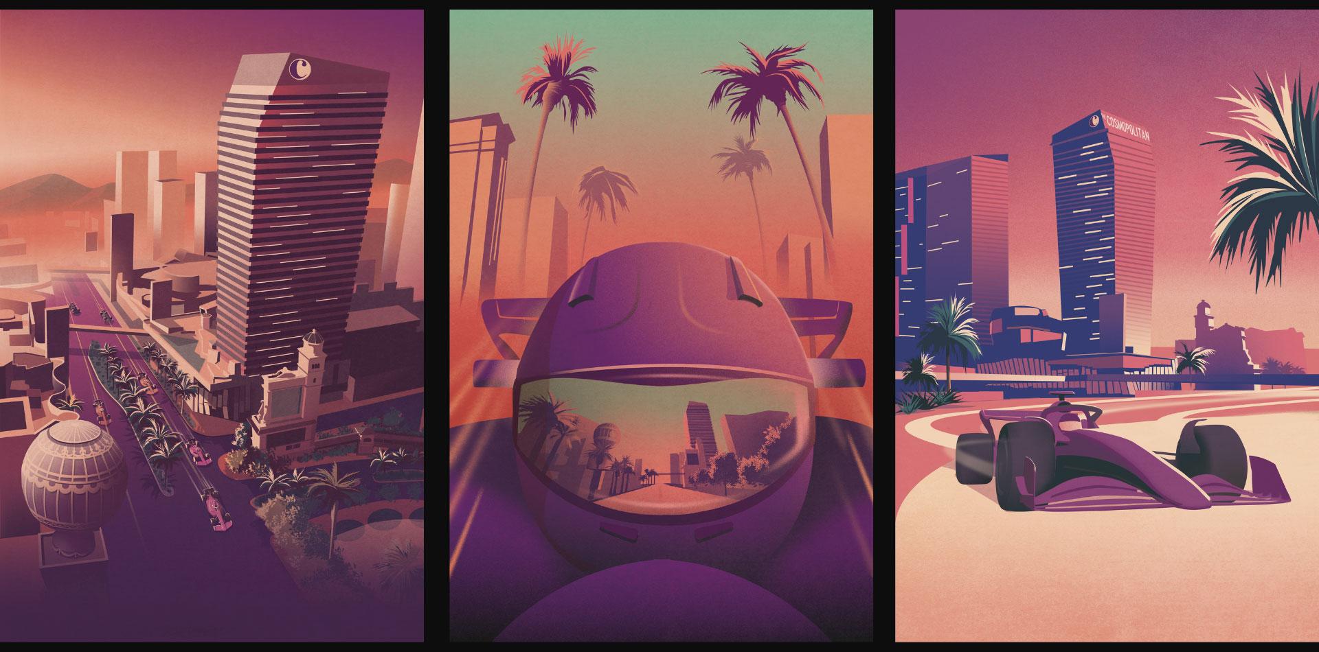 The Classics: Las Vegas F1 Posters
