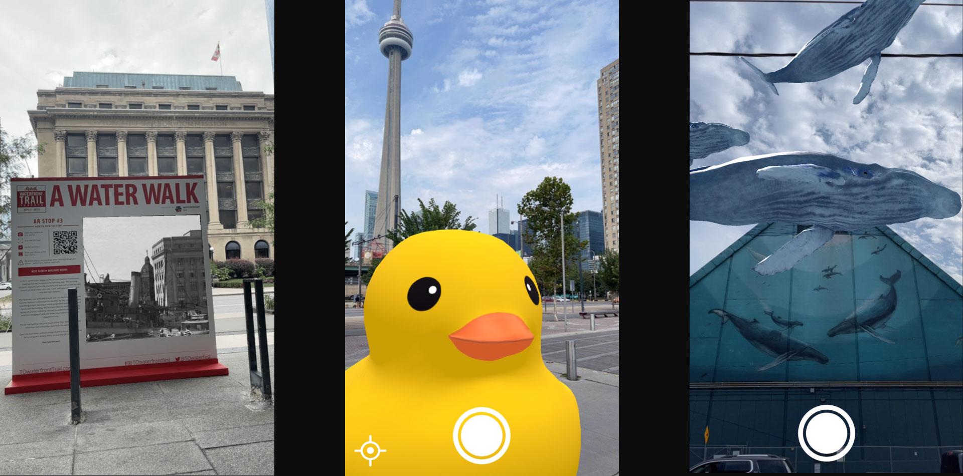 AR Experiences at Toronto Waterfront Festival