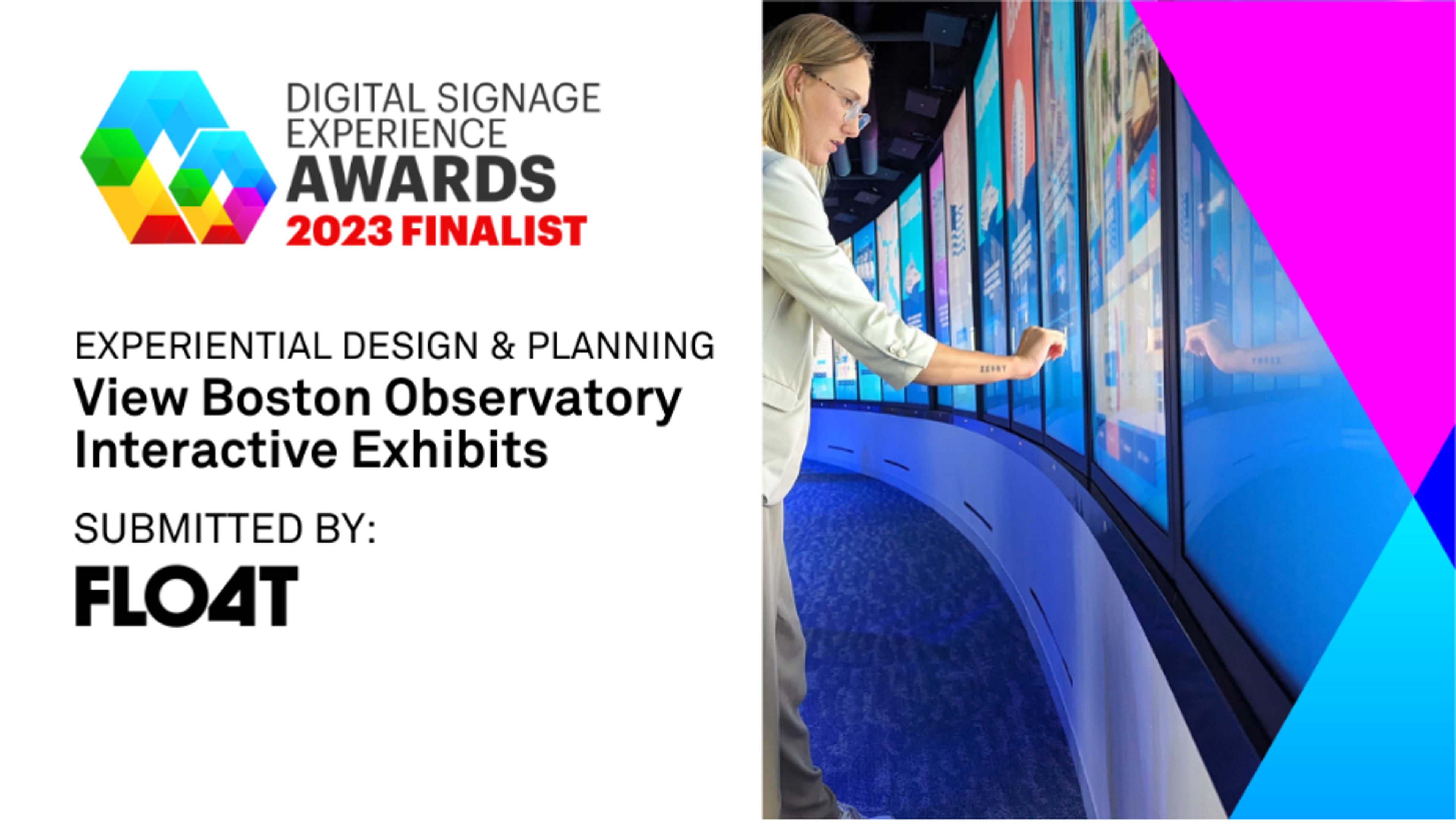 View Boston multimedia exhibits nominated at the DIZZIE 2023 awards