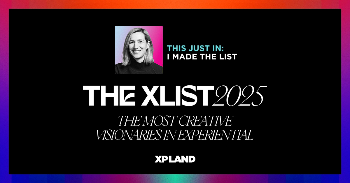 Float4’s Creative Director Named to XPland’s XLIST of Experiential Visionaries