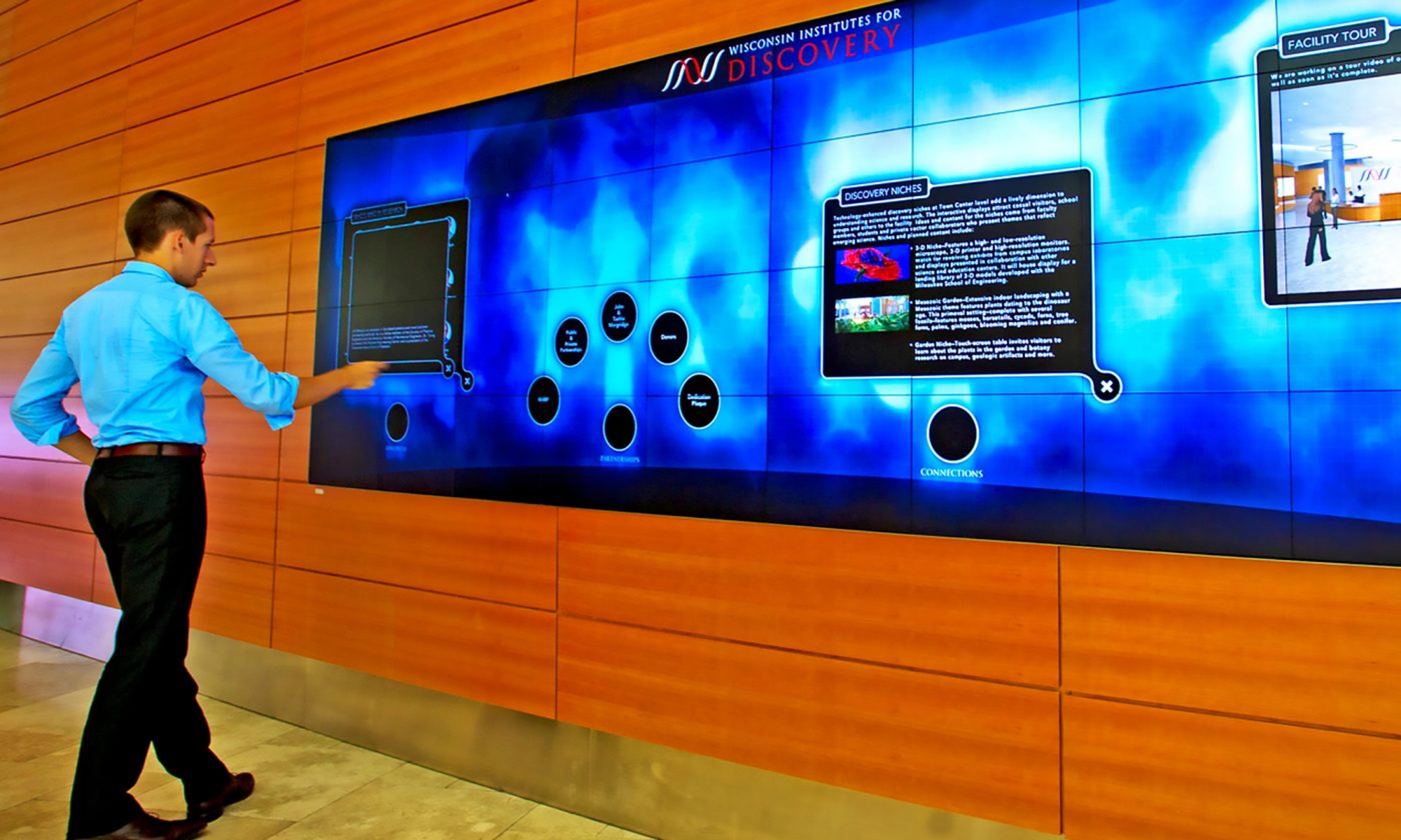 Wisconsin Institute For Discovery Digital Wall