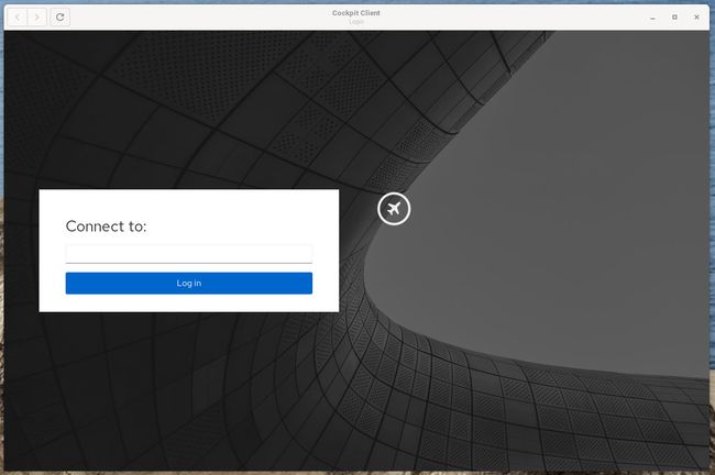 The Cockpit Client login screen