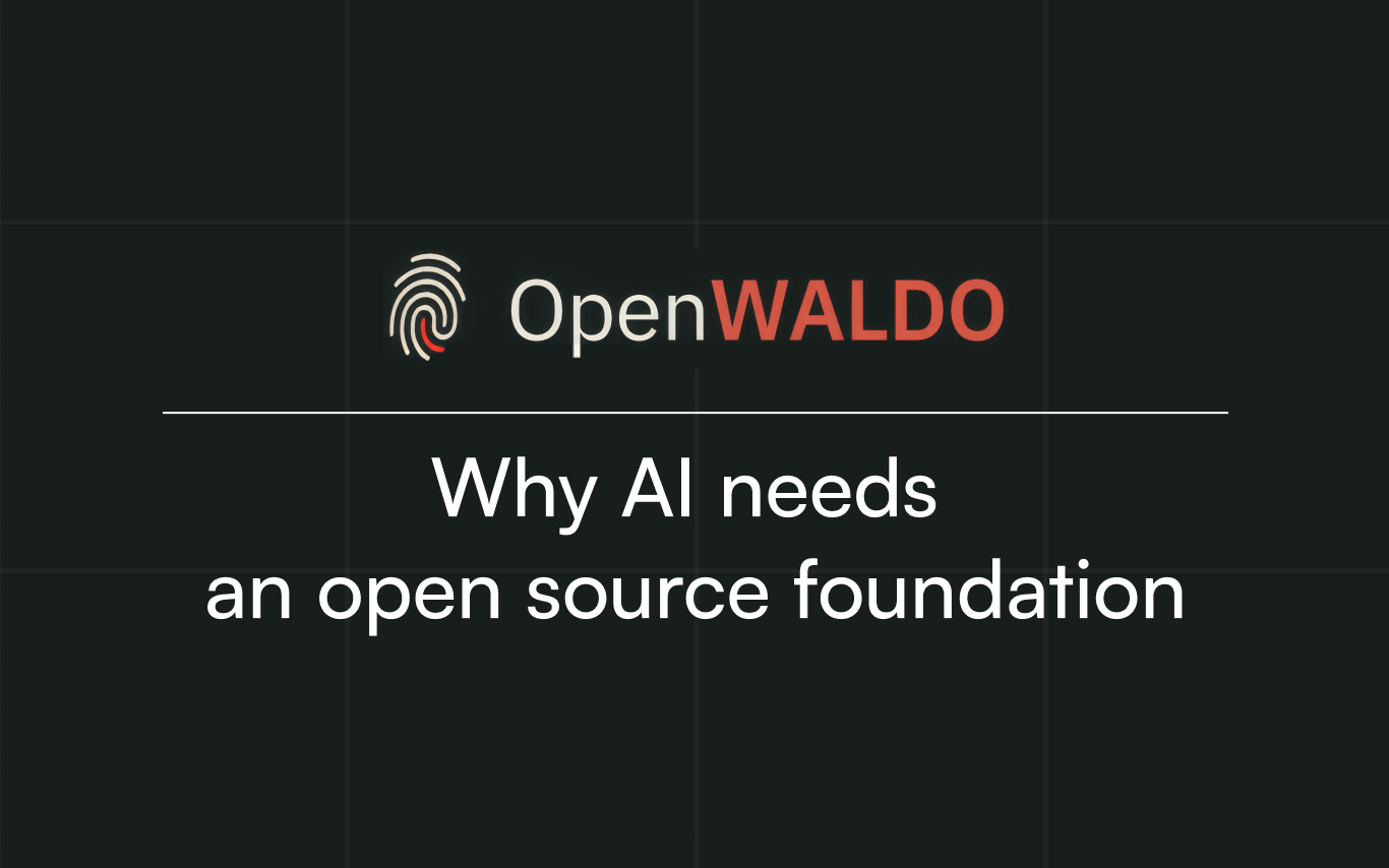 Why we're building OpenWALDO