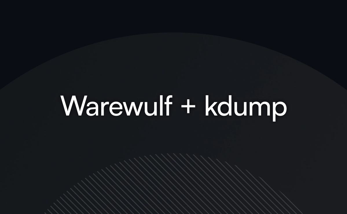 How to Enable Kdump in Warewulf Nodes