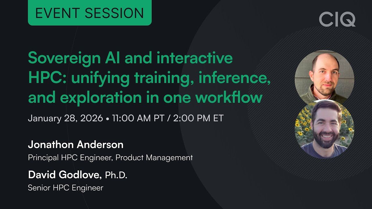 Sovereign AI and interactive HPC: unifying training inference and exploration in one workflow