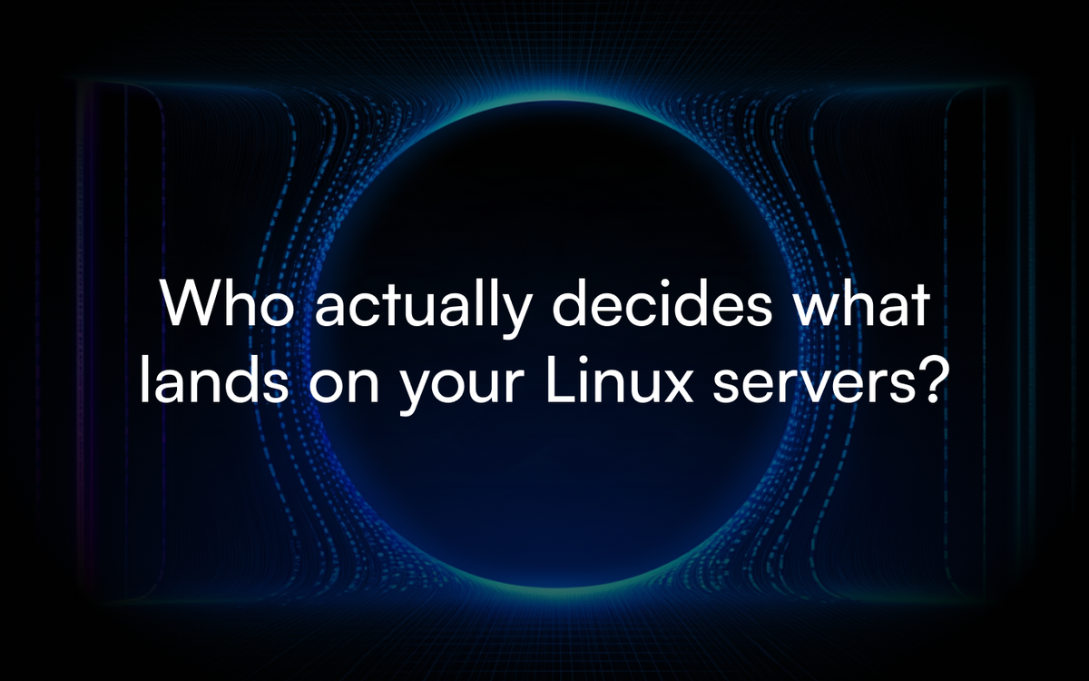 Who actually decides what lands on your Linux servers?