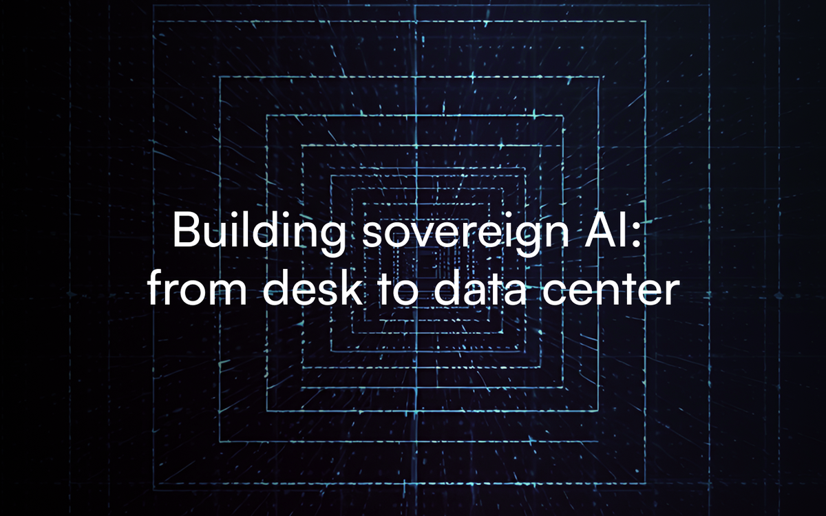 Sovereign AI, from desk to data center: a conversation with TechnologyInsider