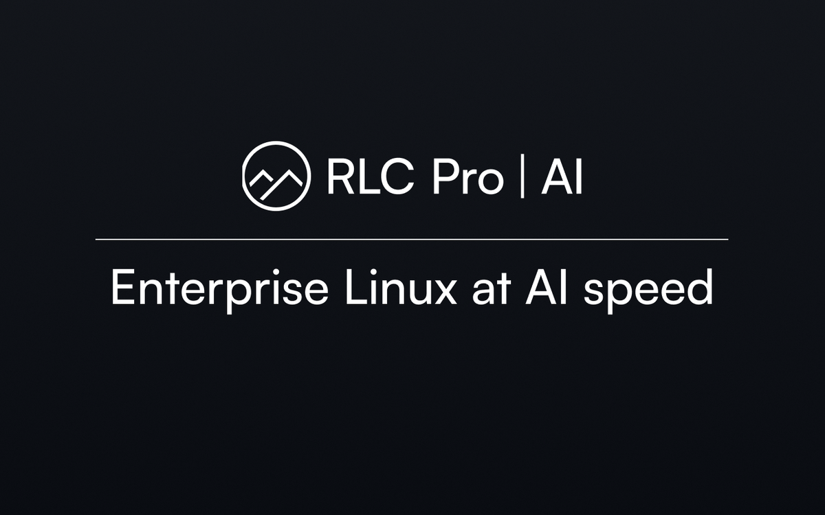 RLC Pro AI Enterprise Linux at AI speed