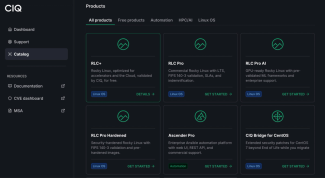 Portal products
