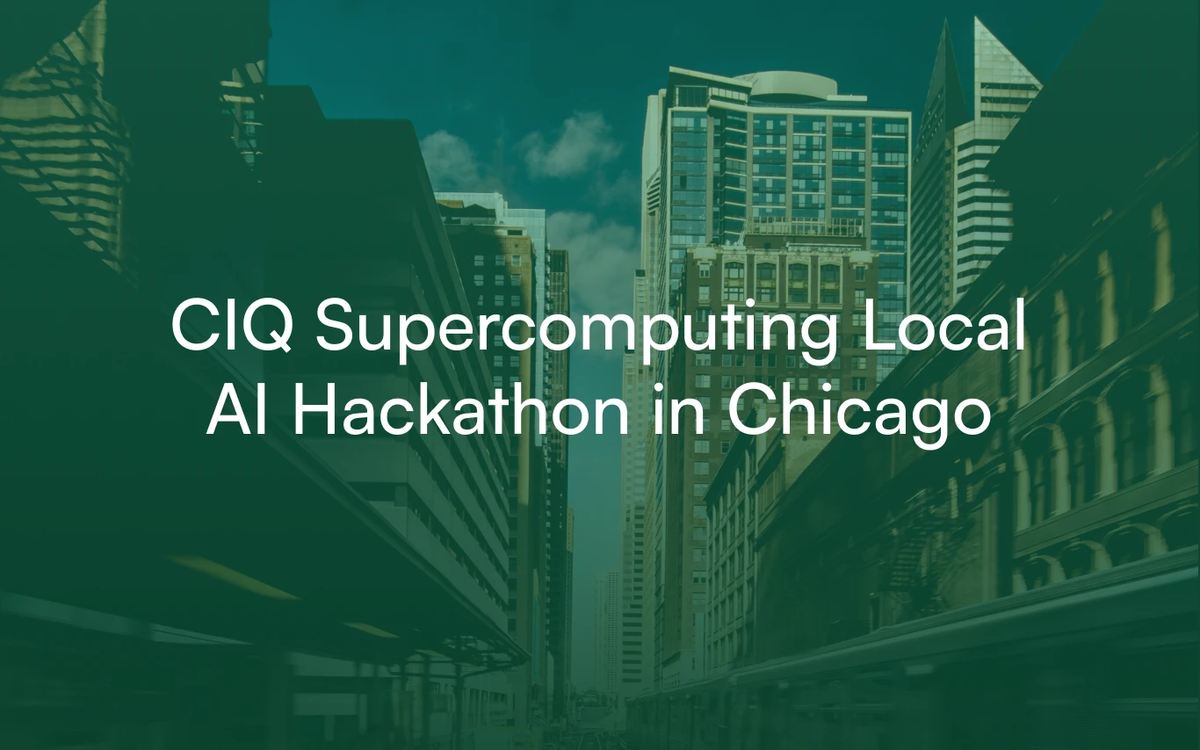 CIQ Supercomputing Local AI Hackathon in Chicago