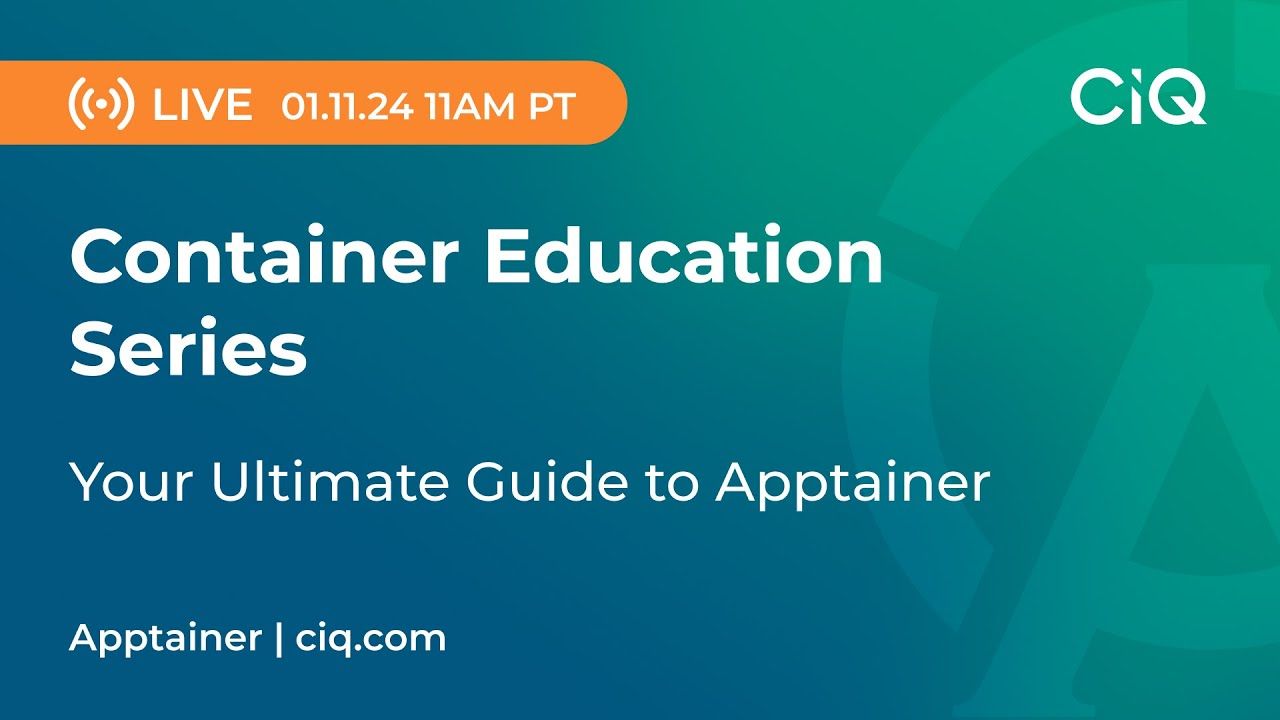 Container Education Series: Your Ultimate Guide to Apptainer