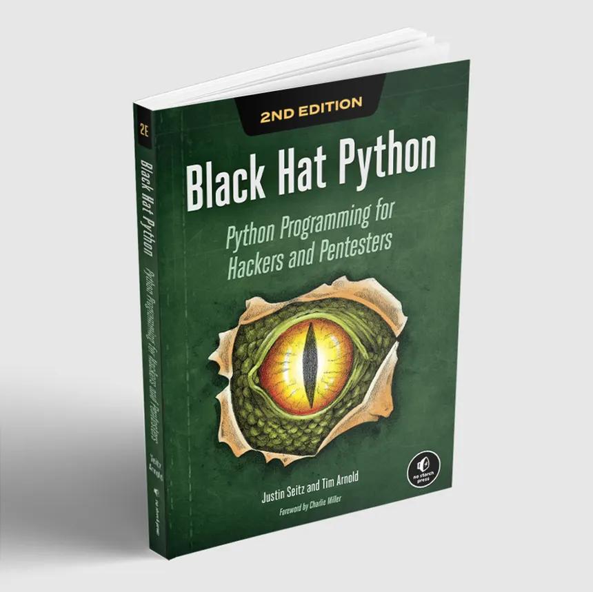 Imagen de referencia del libro "Black Hat Python"