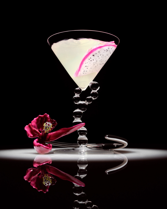 Dragon Fruit Martini Cocktail