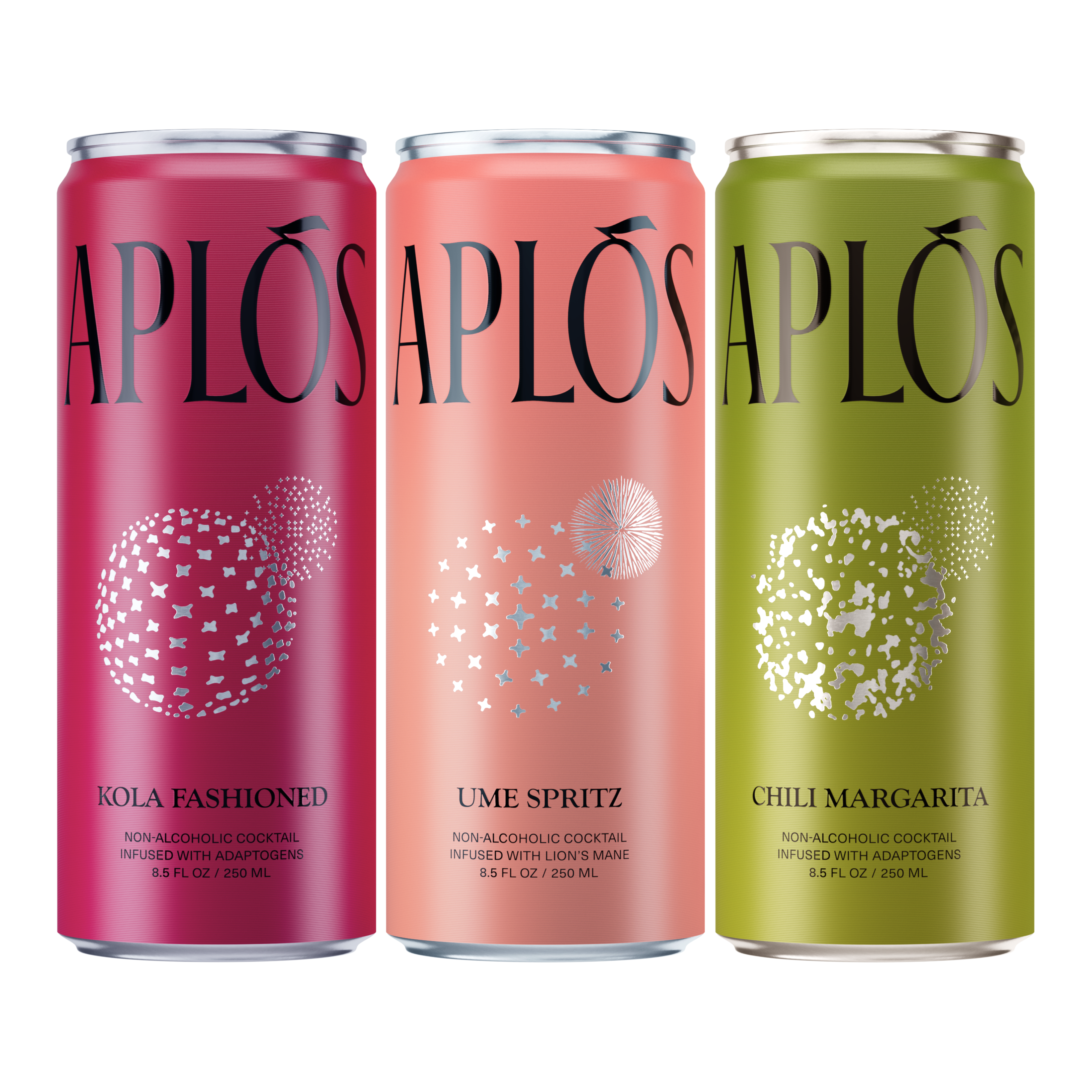Aplós Trio Variety Pack - Functional, Non-alcoholic Spirits