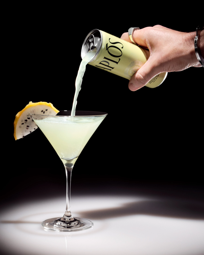 Dragon Fruit Martini Cocktail