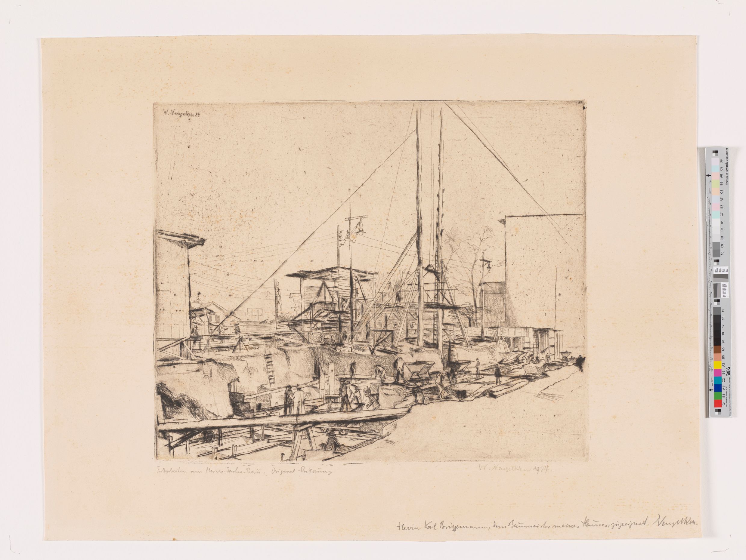 Erdarbeiten am Hans Sachs-Bau