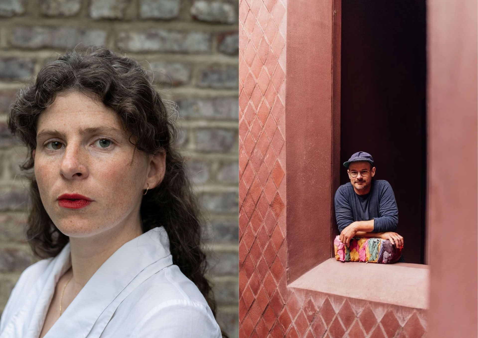 Lisa Klosterkötter, Foto: Jakob Engel; Michael Beutler, Foto: Renaat Nijs