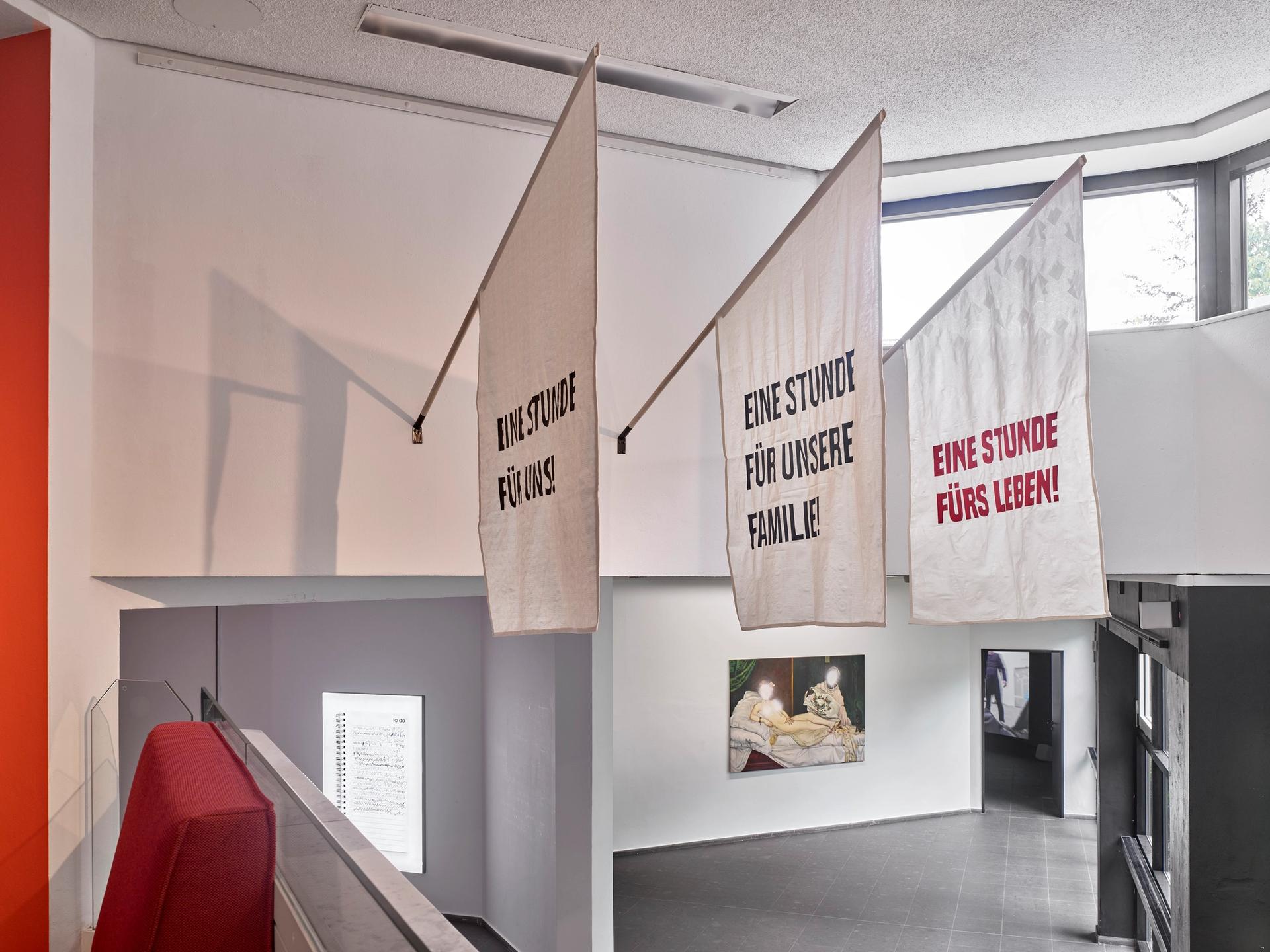 Radical Hope. Art and Worker Resistance, Irène Mélix, Claire Fontaine, Kunstmuseum Gelsenkirchen, 2026, Photo: Studio Kukulies, Mélix: VG Bild-Kunst, Bonn 2026