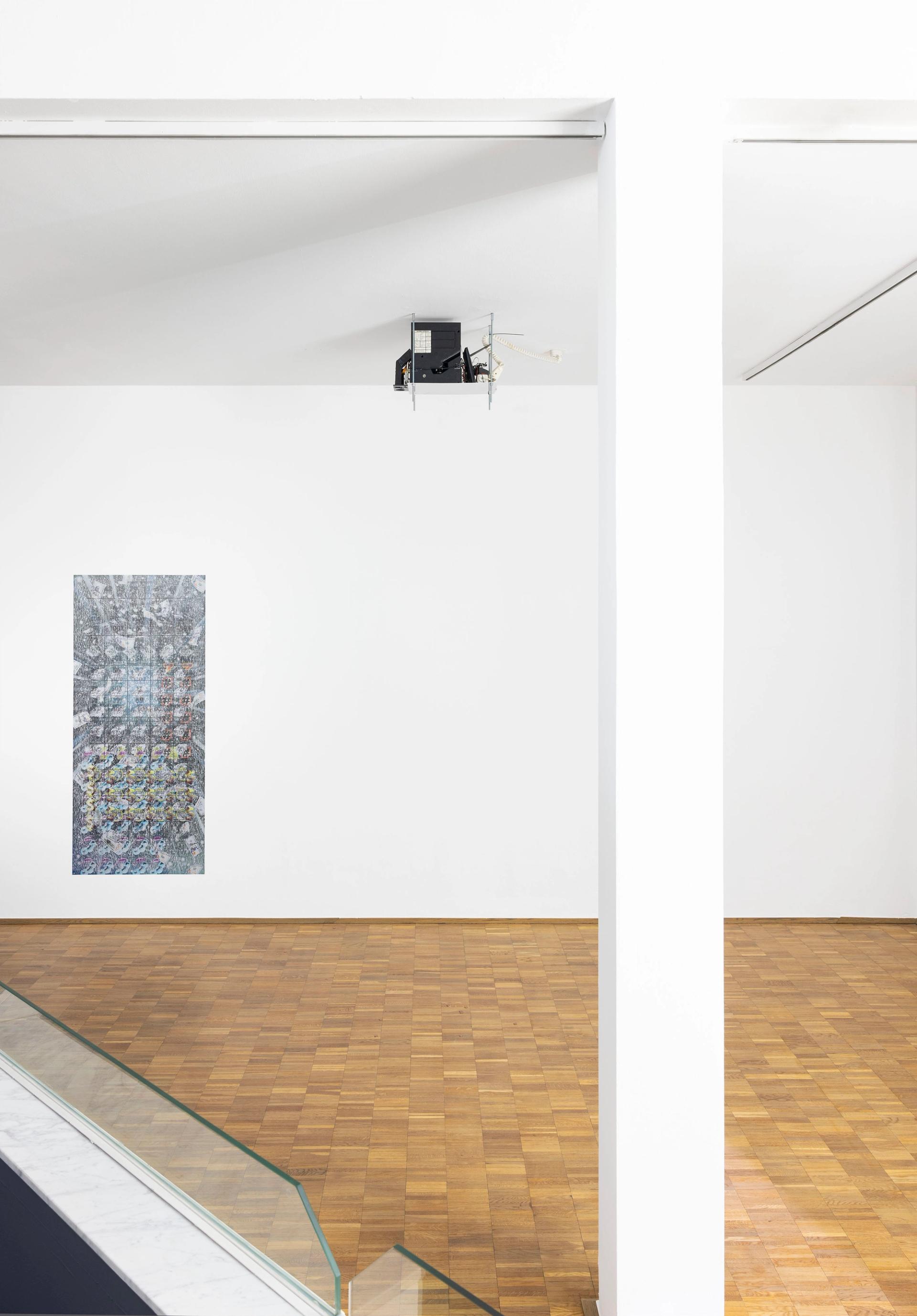 Hyle², Russel Perkins, Malte Bartsch, Ausstellungsansicht Kunstmuseum Gelsenkirchen, 2025, Foto: Philipp Ottendörfer
