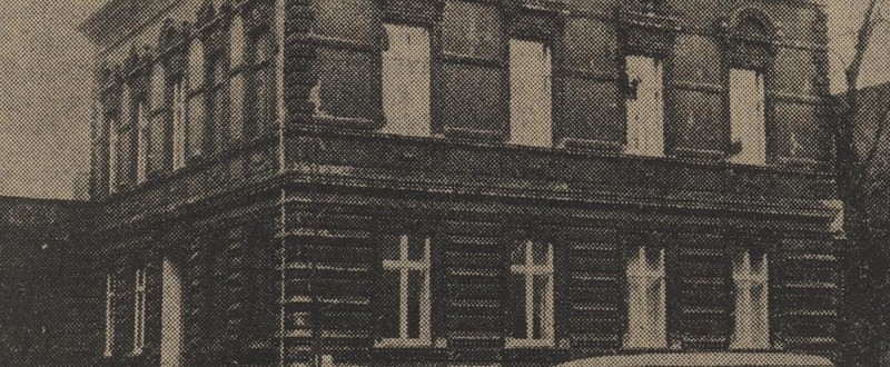 altes Foto der alten Villa des Kunstmuseums Gelsenkirchen.