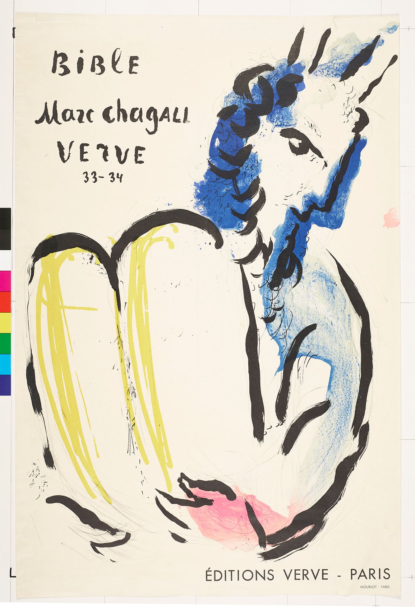 Abstraktes Bildmotiv von einem Seitenprofil mit Hörnern und einem Bart. Die Figur hält ein aufgeschlagenes Buch in der Hand. Am oberen linken Bildrand ist ein Schriftzug.