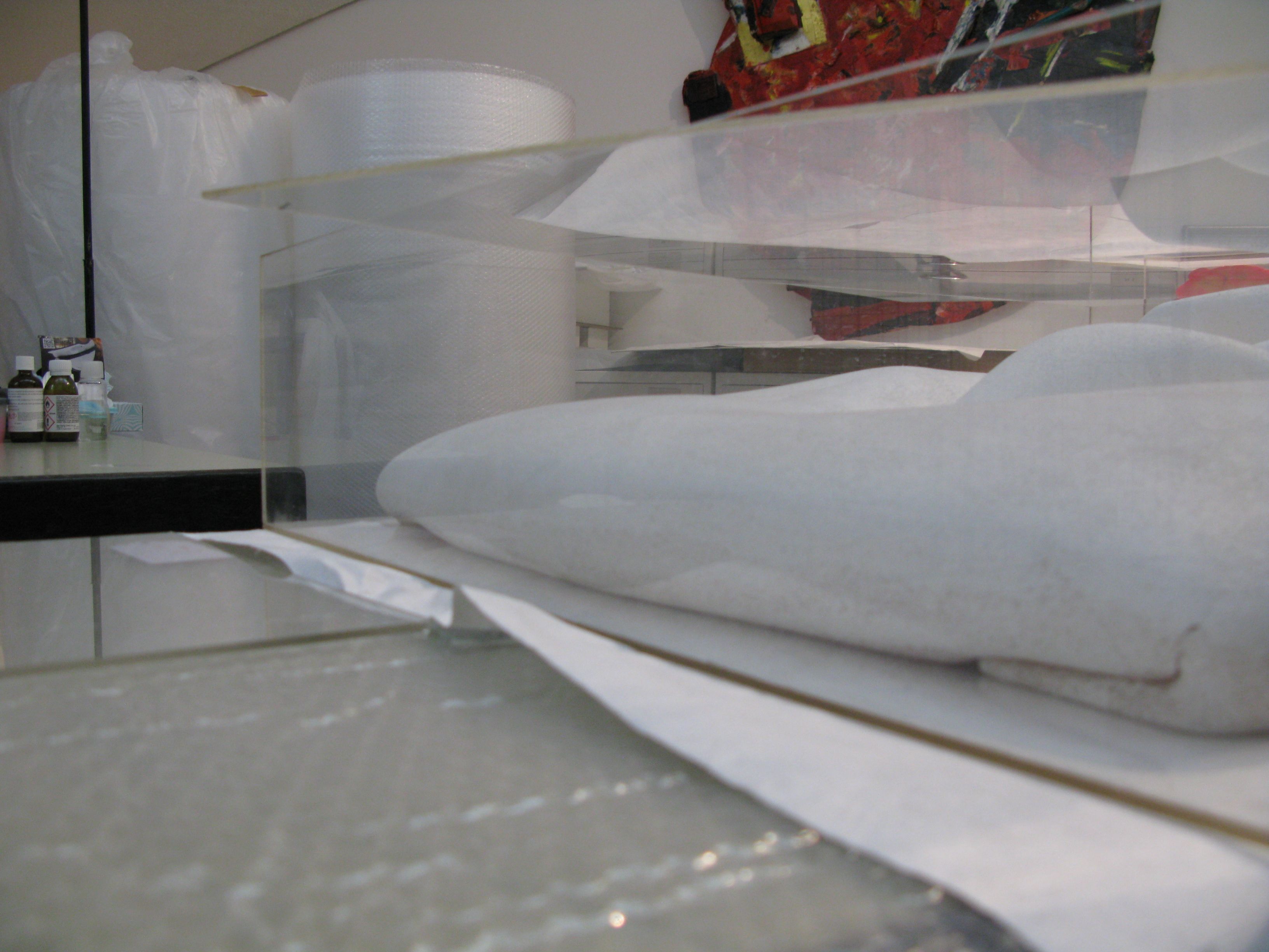 Detail eines Kunstwerks zur Restaurierung