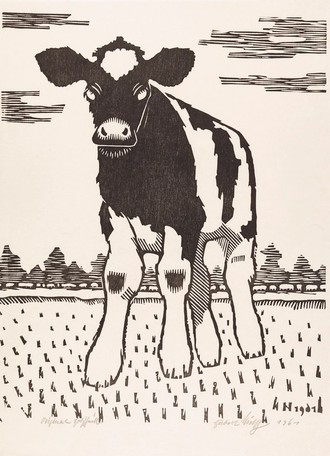Kalb (4 weitere Abzüge in: Grafikschublade Reproduktionen)