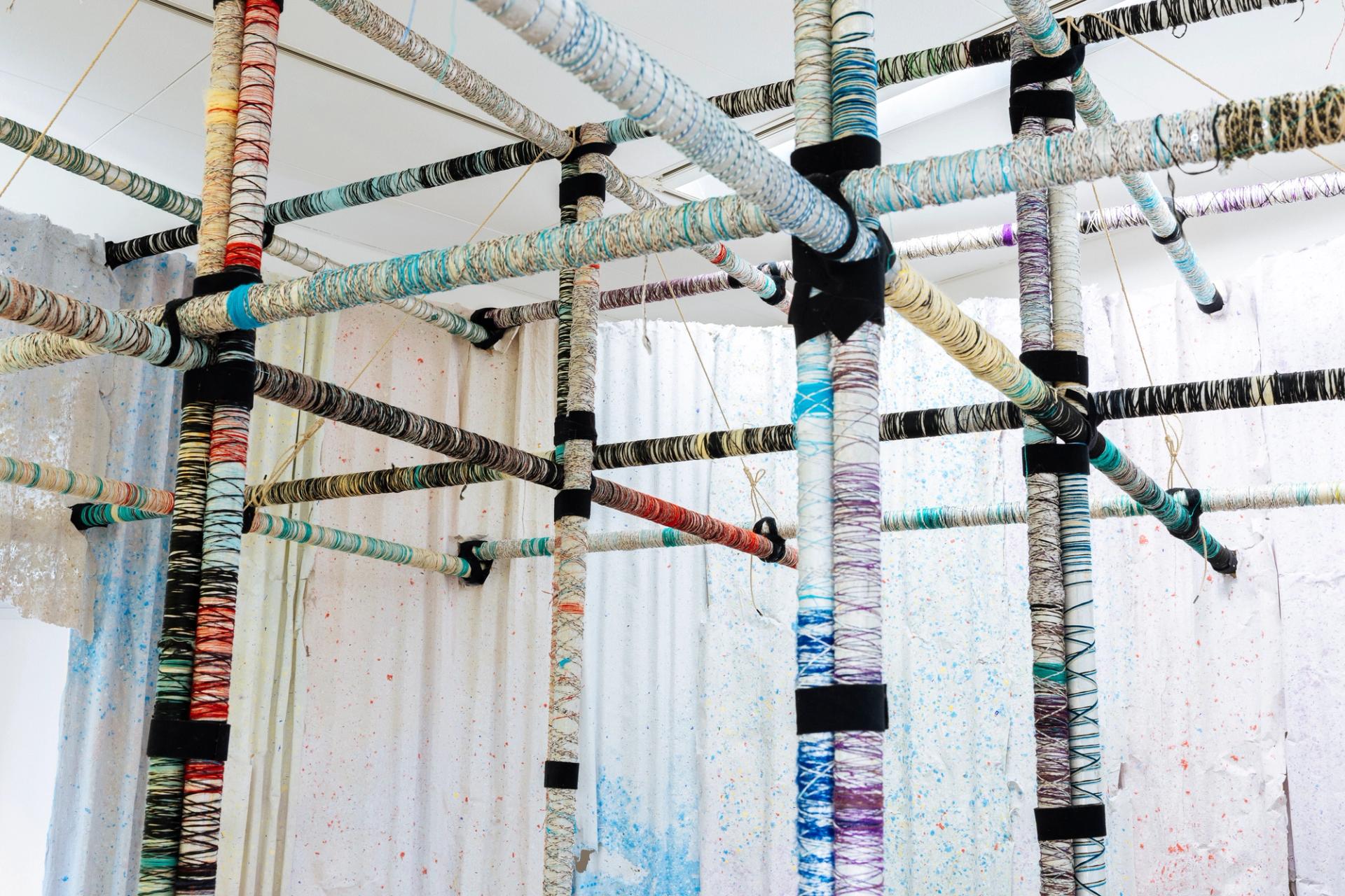 Michael Beutler, Tapetenwechsel, Kunstmuseum Gelsenkirchen 2026, Foto: Bozica Babic, Kunststiftung NRW