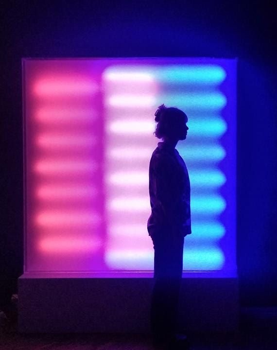 Günther Dohr, Lichtkinetisches Objekt No.8, 1975, Foto: Kunstmuseum Gelsenkirchen