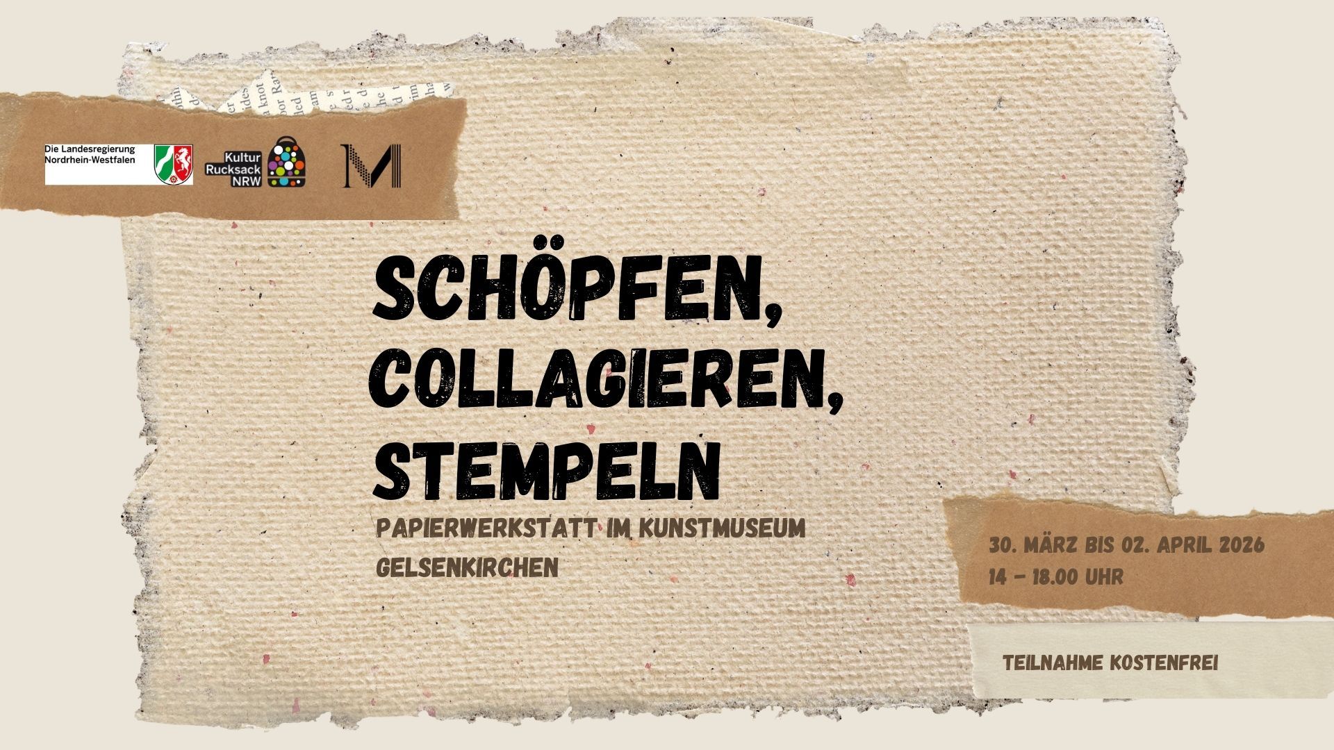 Kulurrucksack im Kunstmuseum Gelsenkirchen