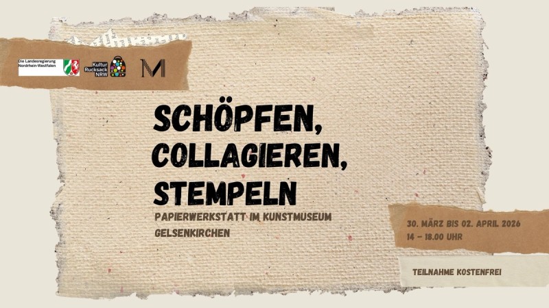 Kulurrucksack im Kunstmuseum Gelsenkirchen