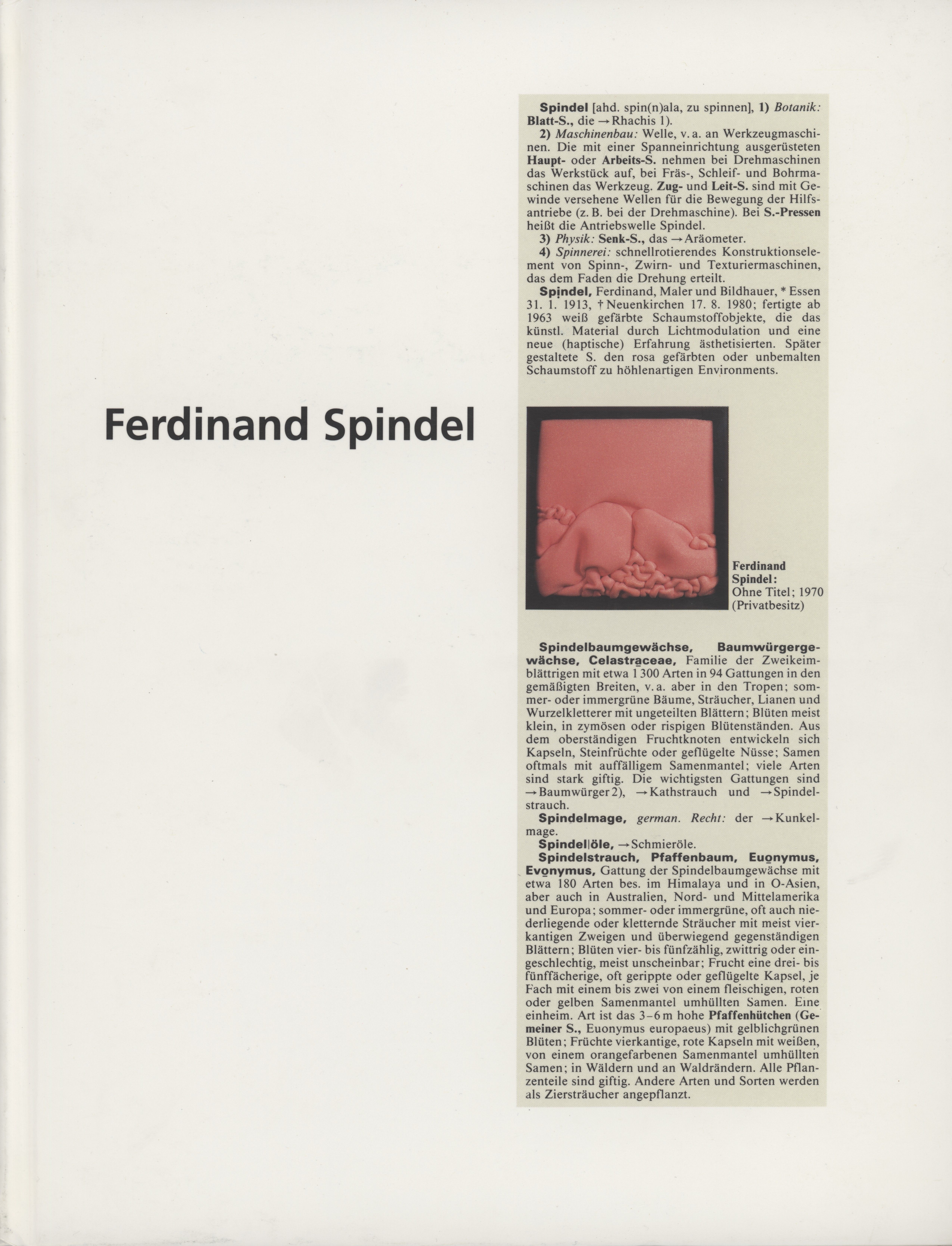 Cover: Ferdinand Spindel
