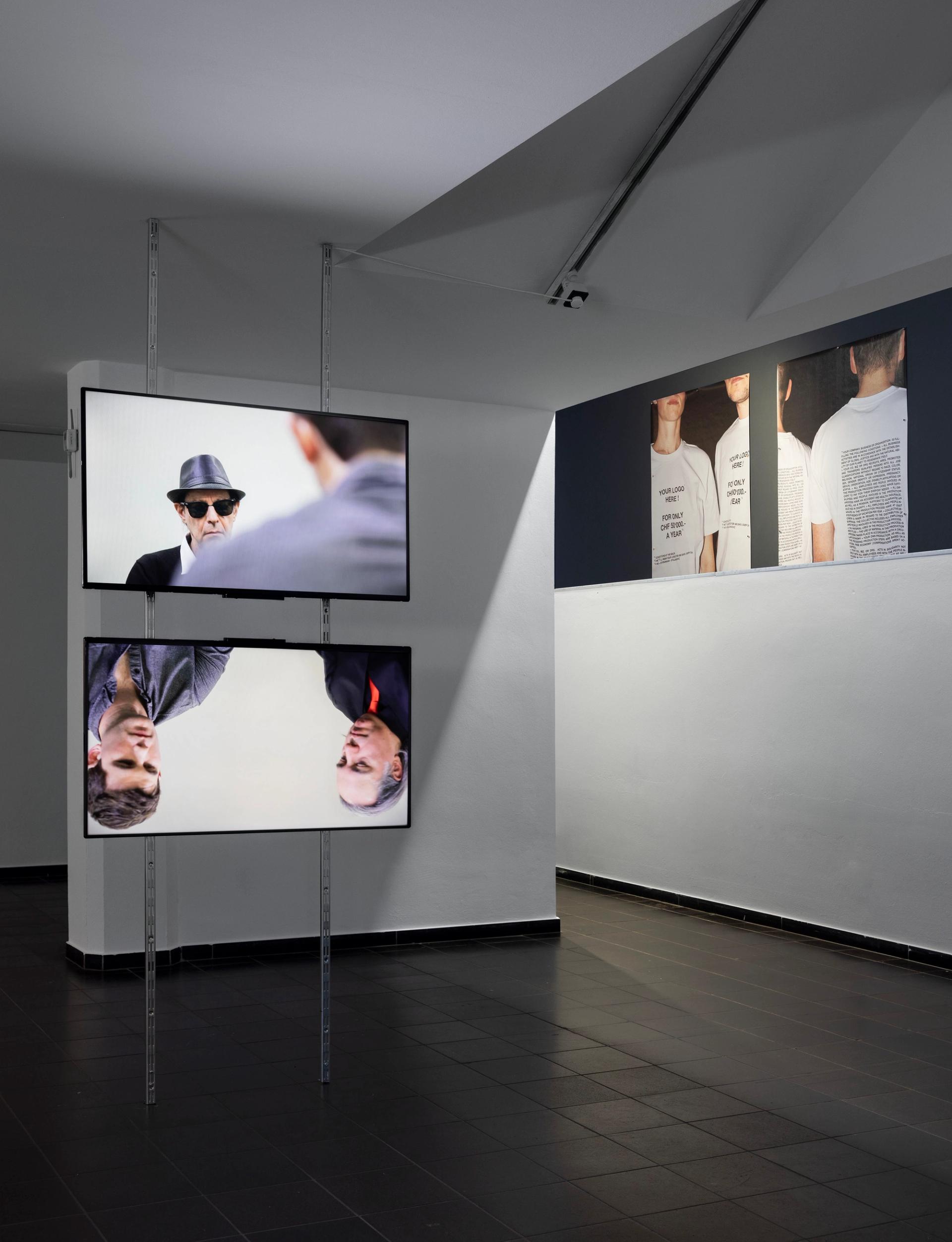 Hyle², Russel Perkins, Stirnimann-Stojanovic, Ausstellungsansicht Kunstmuseum Gelsenkirchen, 2025, Foto: Philipp Ottendörfer