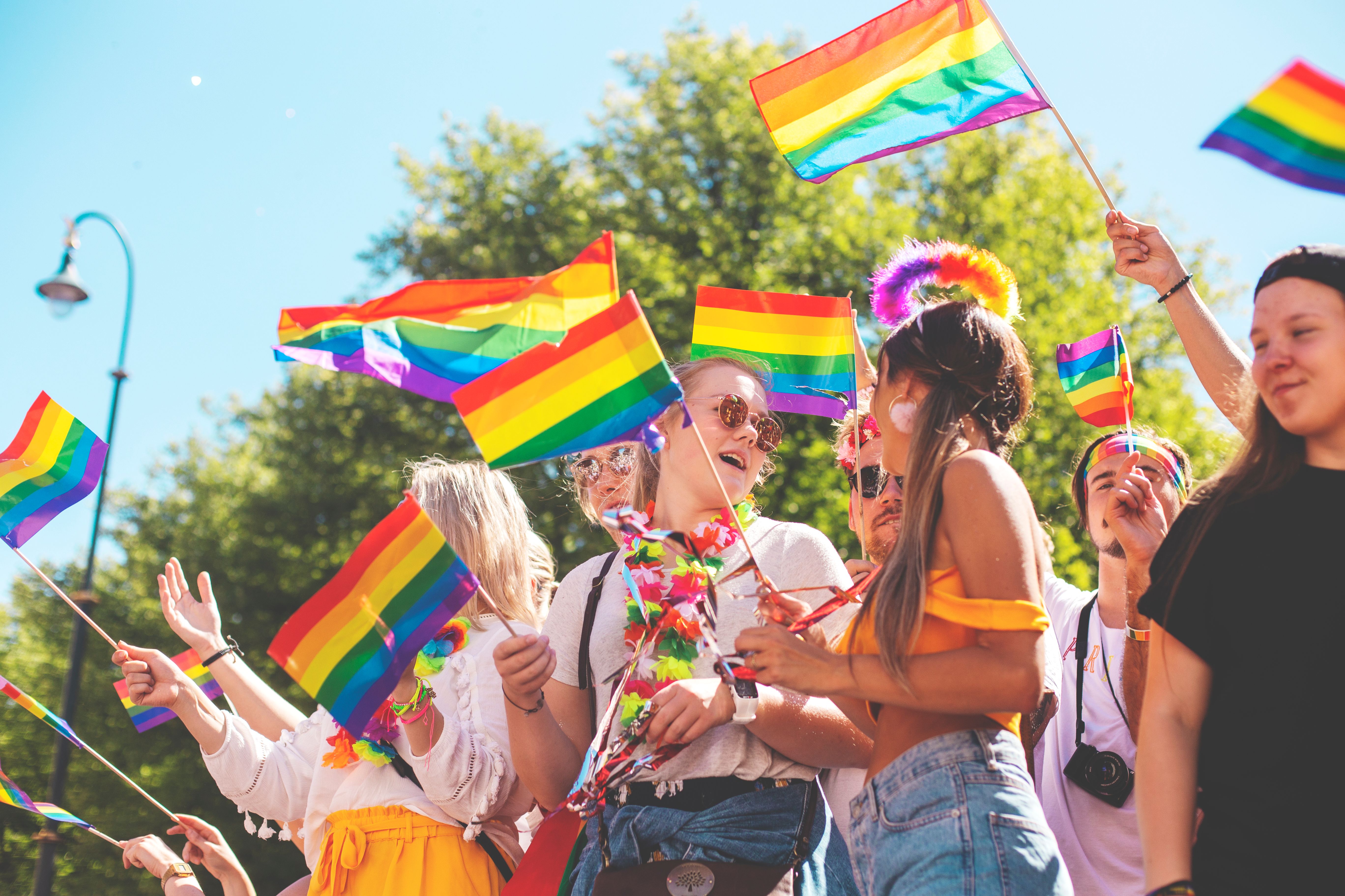 pride parade illustrasjon