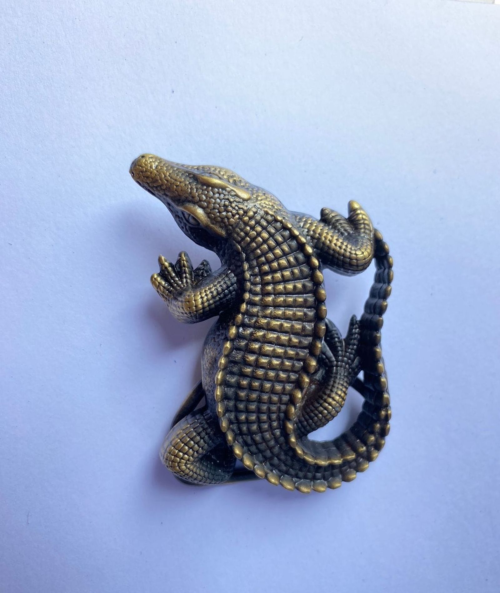 Hebilla Vaquera Cocodrilo