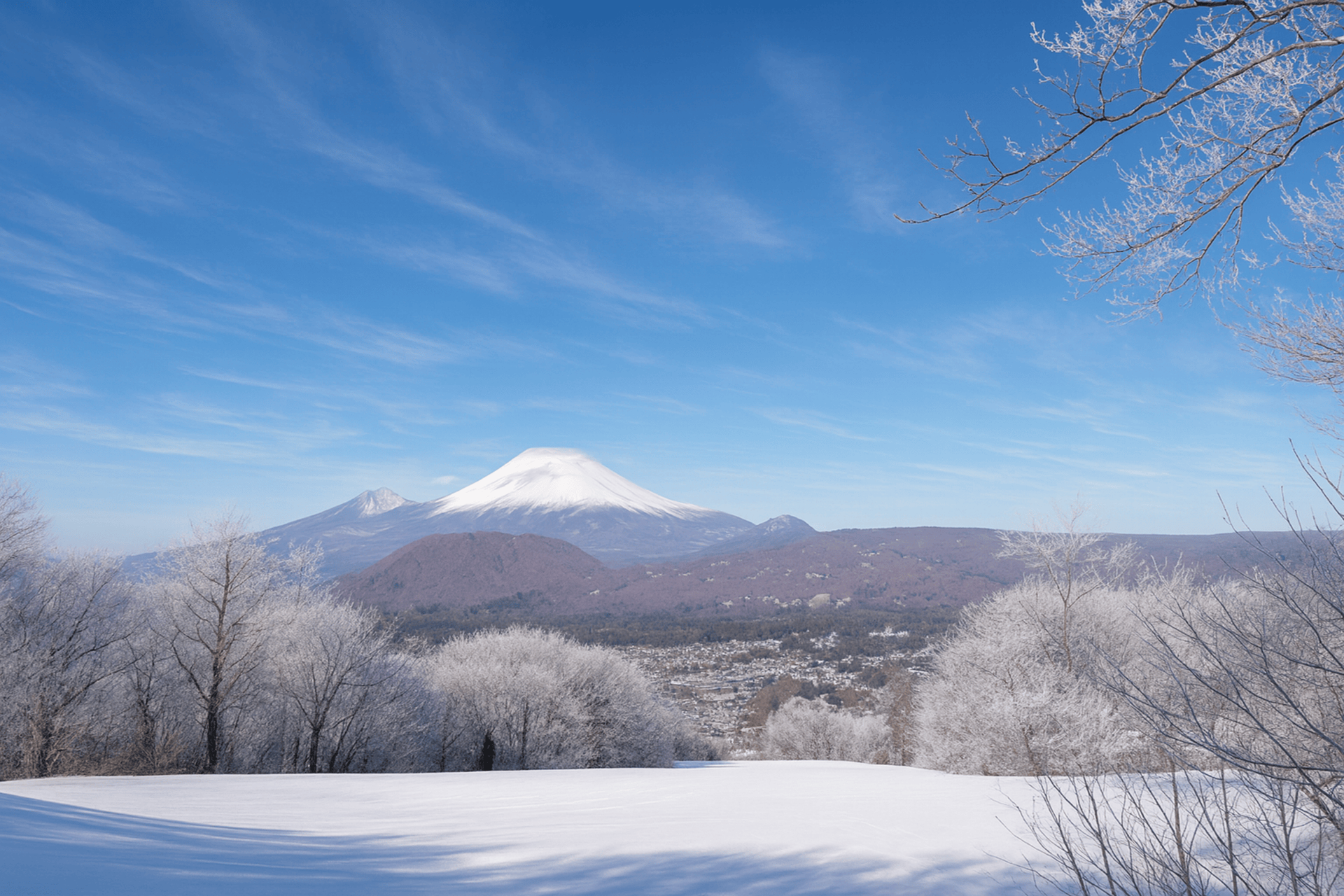 Views of the valley from Karuizawa Ski Resort 