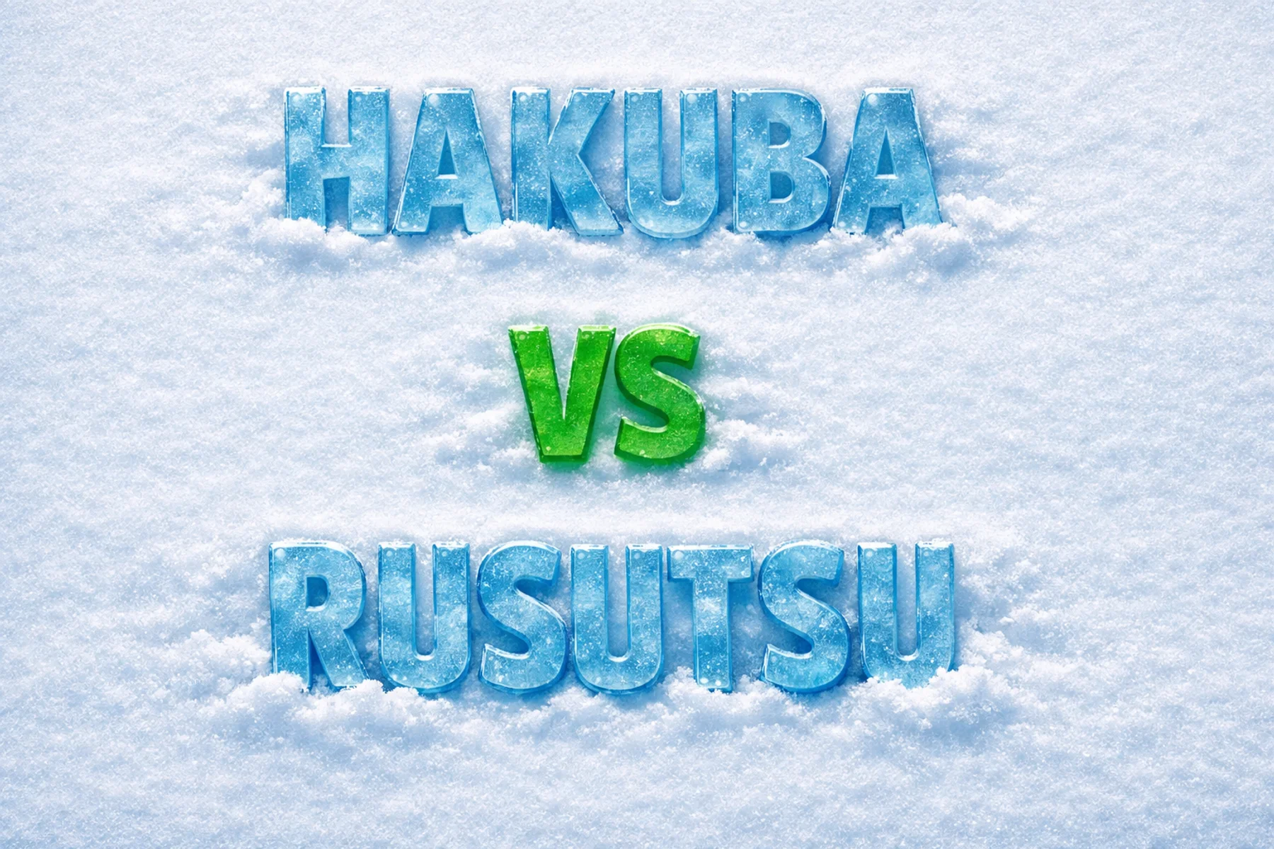Hakuba vs Rusutsu