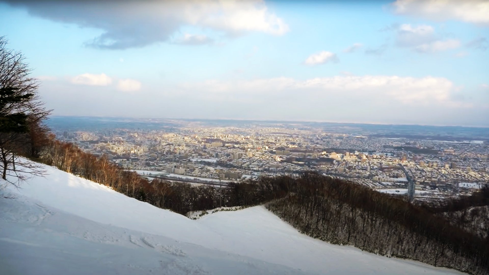 Views from Moiwayama overlooking Sapporo