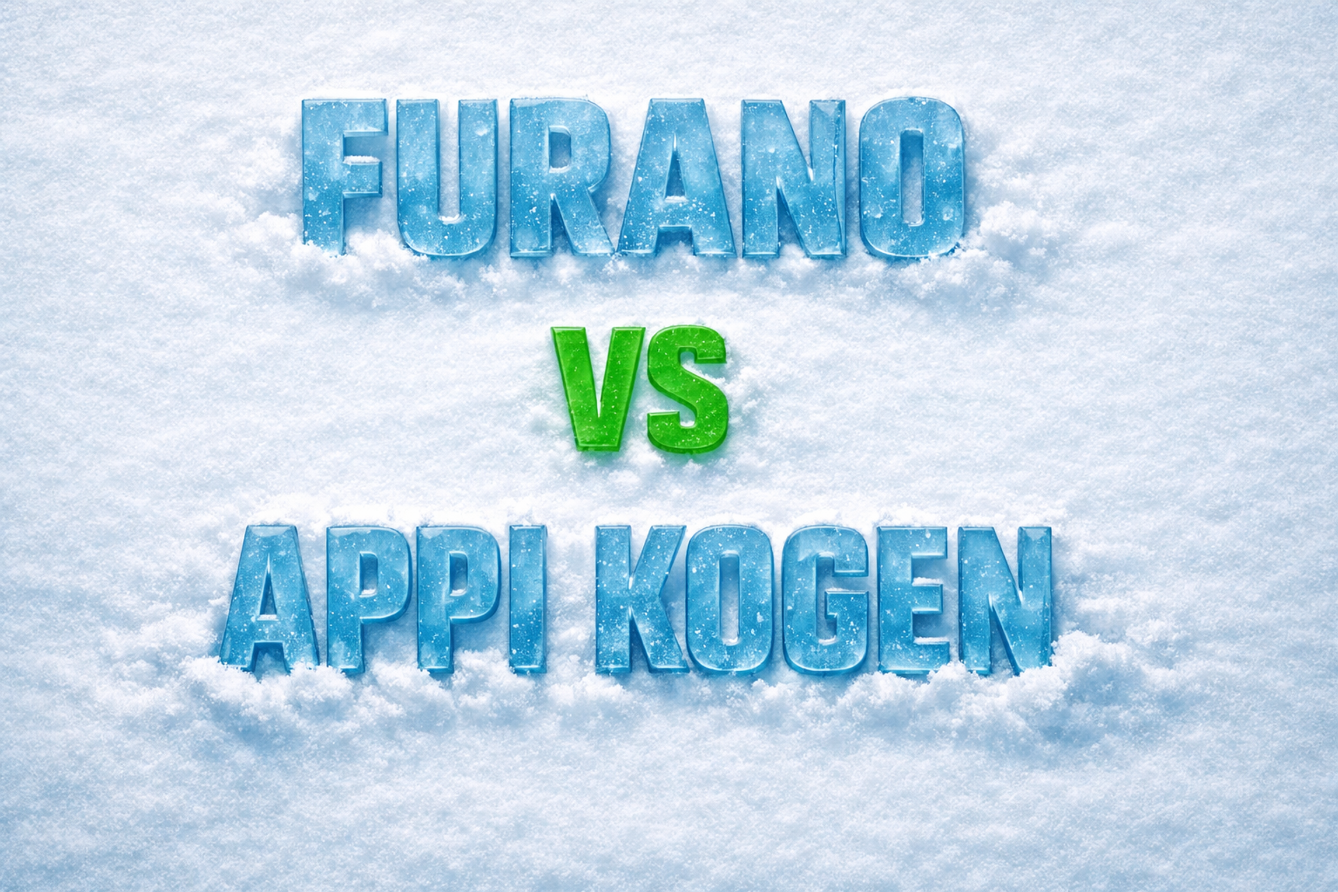 Furano vs Appi Kogen hero graphic