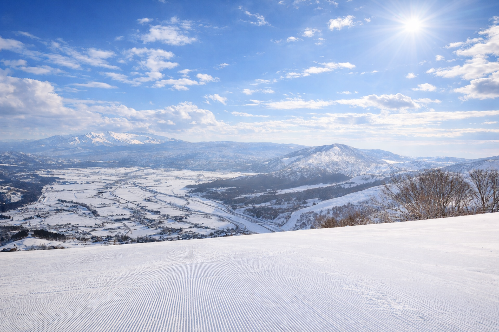 Views from Kamuro Ski Resort 