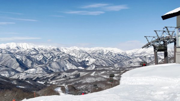 Views from the top of Hodaigi Mountain Resort