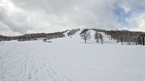 View of Kamoidake ski hill