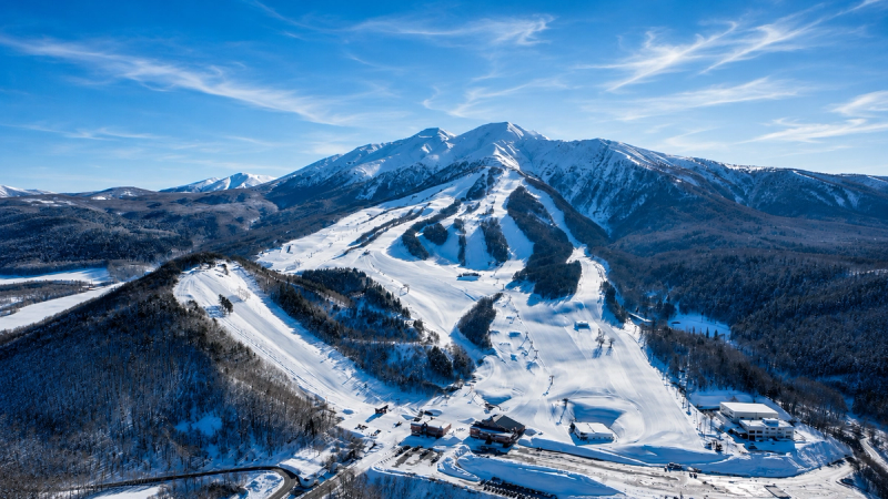 View of Tazawako mountain