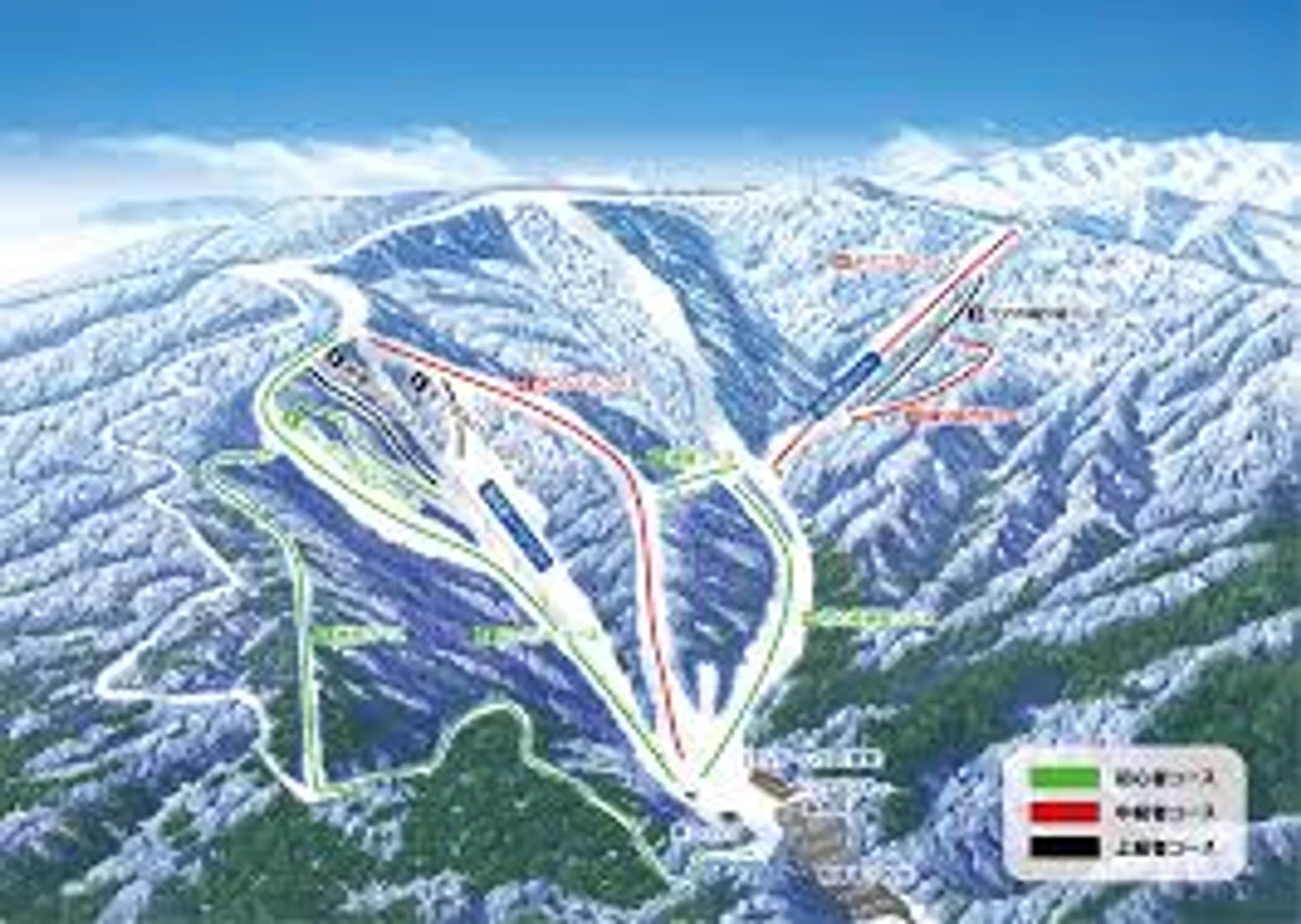 Kunimidaira Ski and Trail Map