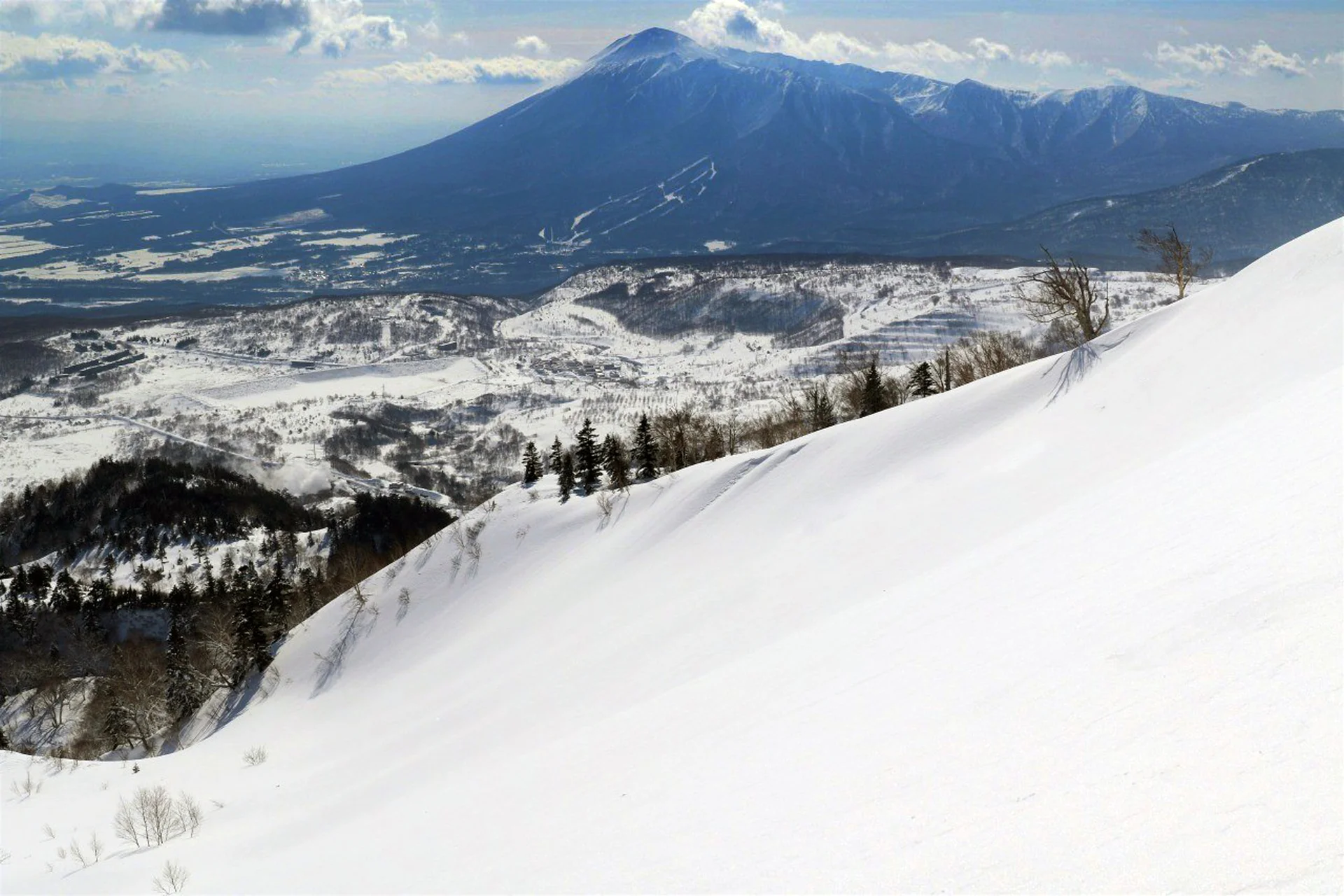 View of the valley from Hachimantai Resort