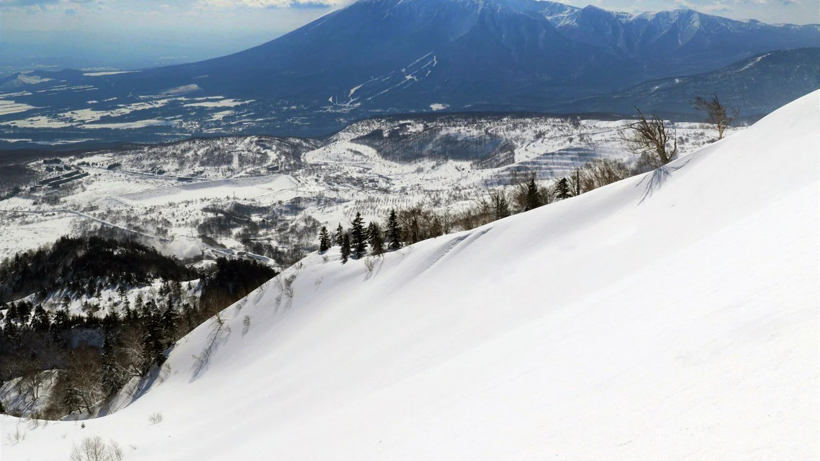 View of the valley from Hachimantai Resort