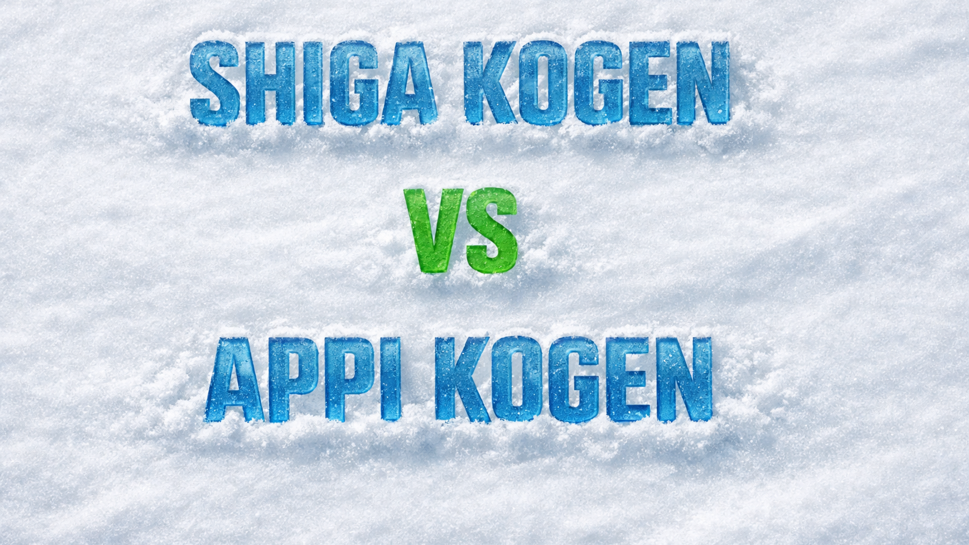 Shiga vs Appi Ski compare