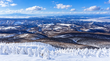 Views over the Aomori ski areas
