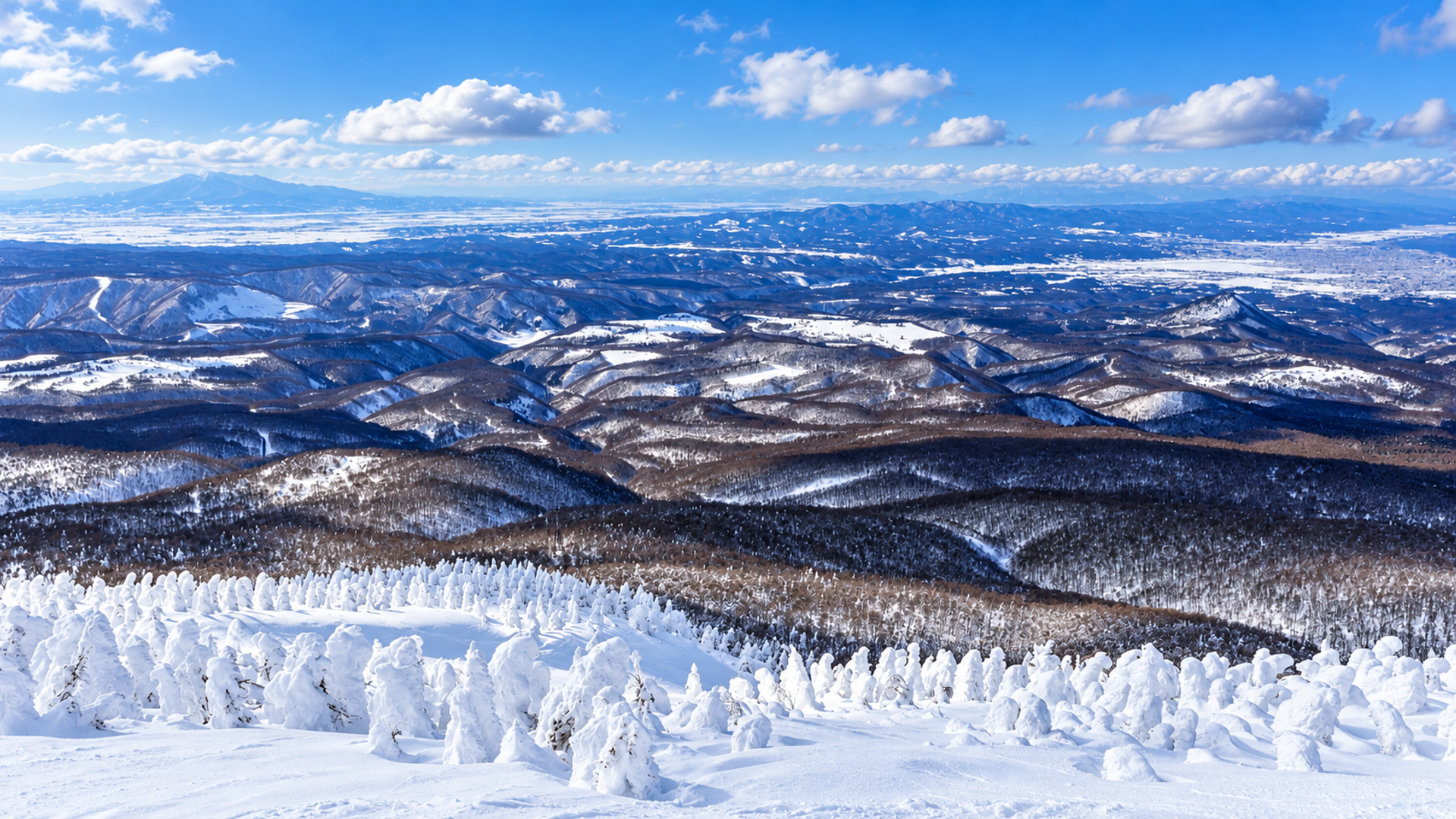 Views over the Aomori ski areas